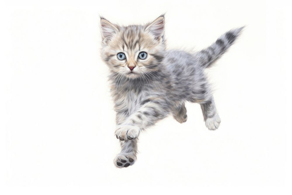 Cat animal mammal kitten. AI generated Image by rawpixel.