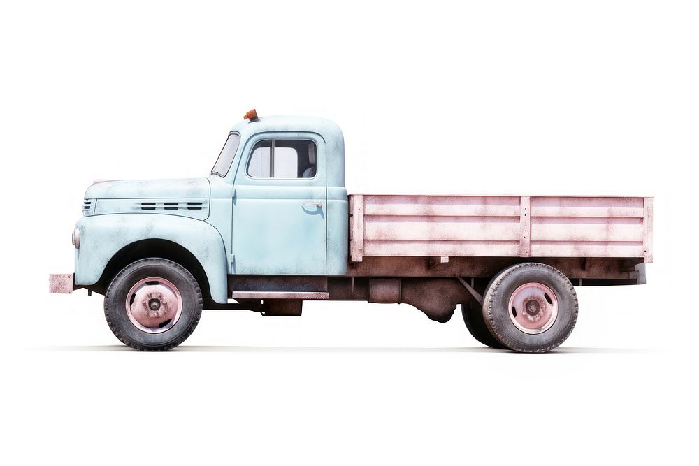 Truck vehicle wheel white background. AI generated Image by rawpixel.