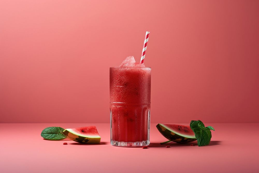 Watermelon smoothie cocktail fruit juice. AI generated Image by rawpixel.