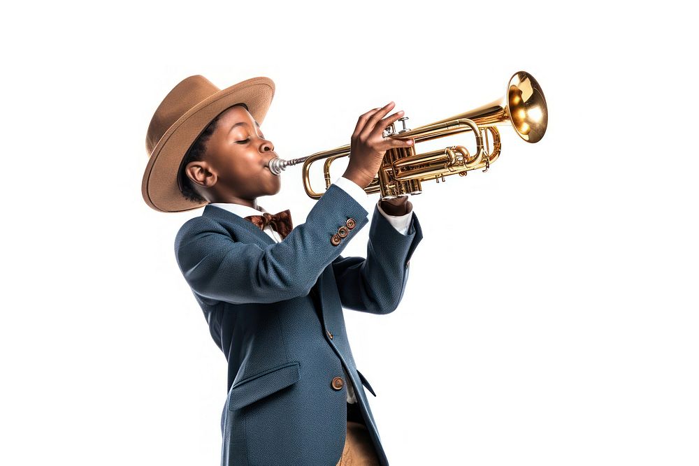Jazz trumpet adult photo. AI generated Image by rawpixel.
