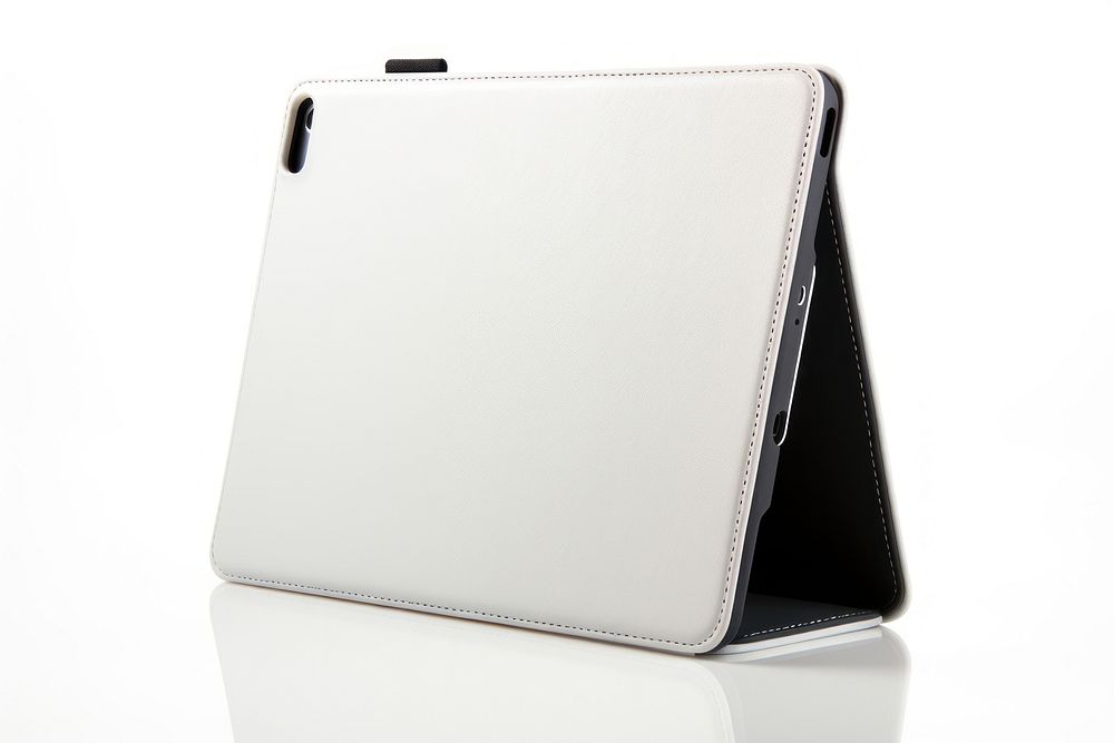 Tablet case white background accessories electronics. AI generated Image by rawpixel.