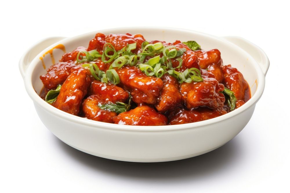 Taiwan food meal dish white background. AI generated Image by rawpixel.
