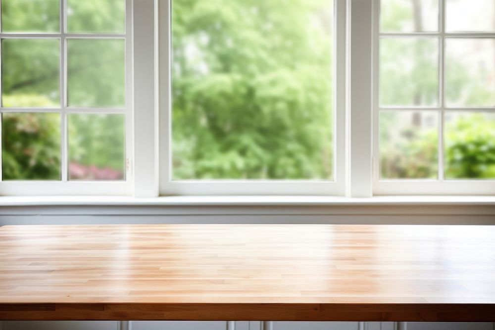Kitchen window table windowsill. AI generated Image by rawpixel.
