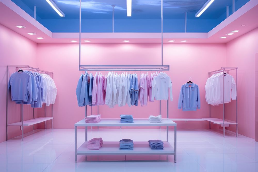 Clothing boutique closet store. AI generated Image by rawpixel.