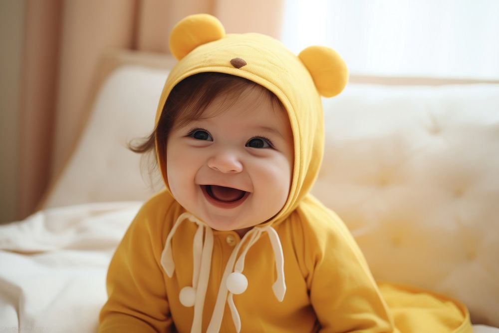 Baby happy cute face. AI generated Image by rawpixel.