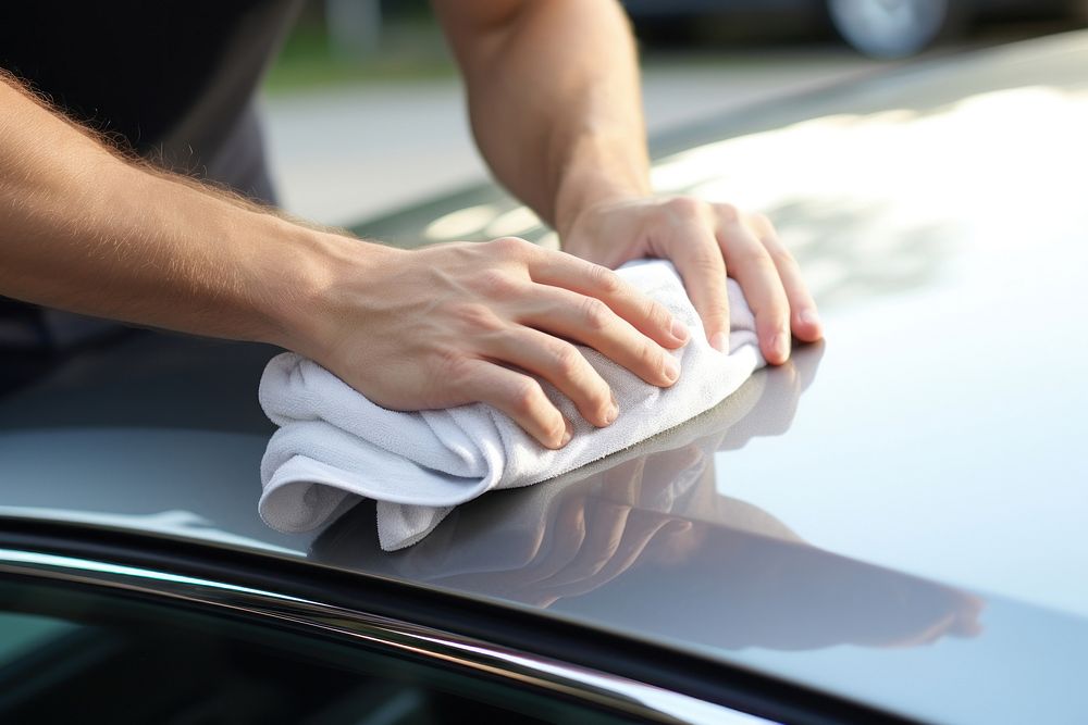 Auto cleaning vehicle hand car. 