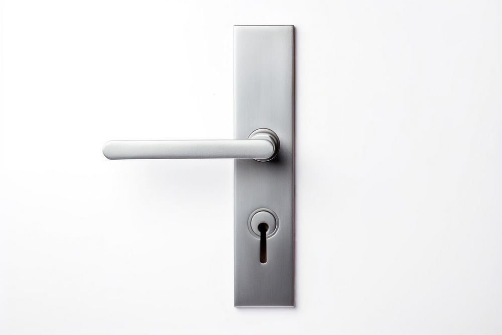 Keyhole handle lock metal door. AI generated Image by rawpixel.