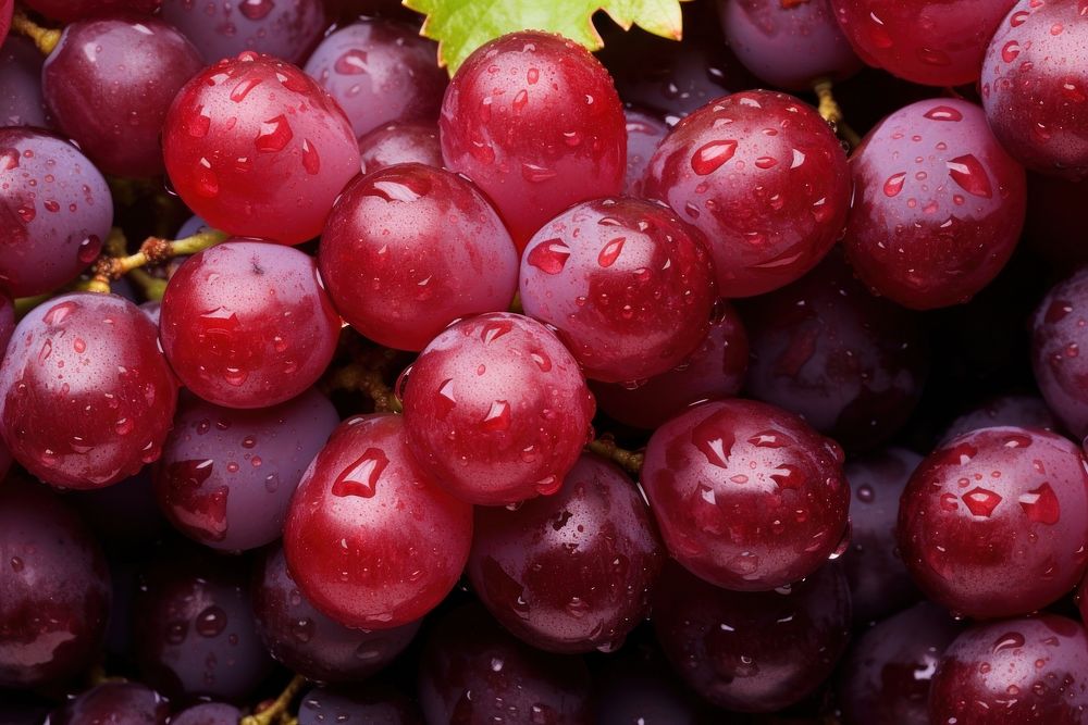 Red wine grapes backgrounds fruit plant. AI generated Image by rawpixel.