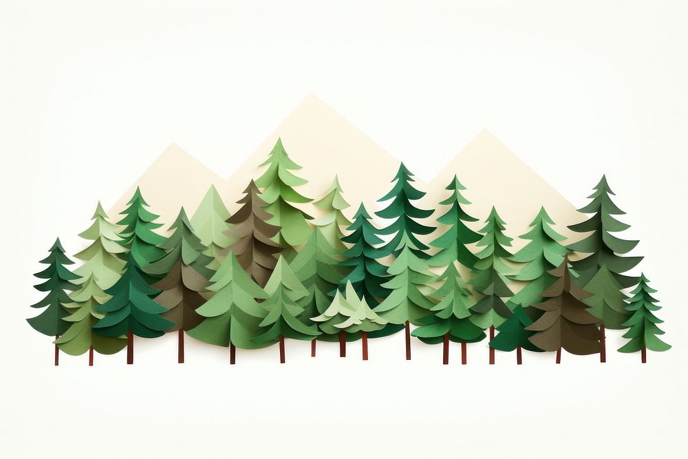 Forest plant paper tree. AI generated Image by rawpixel.