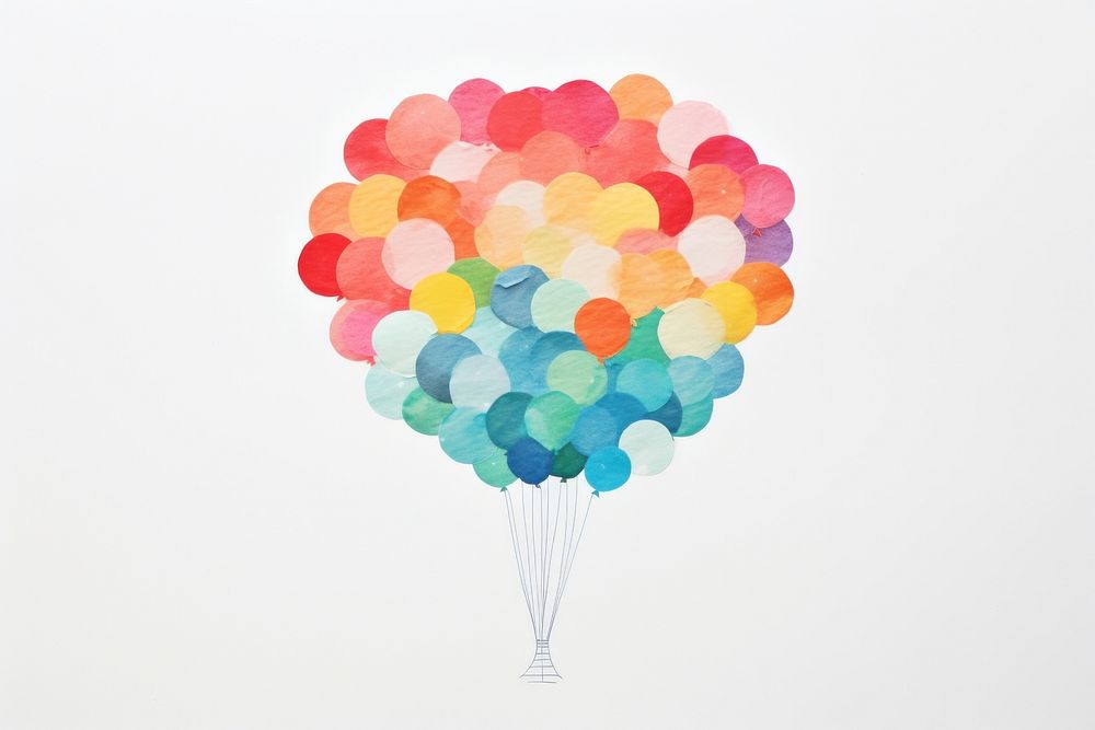 Balloon art drawing transportation. AI generated Image by rawpixel.