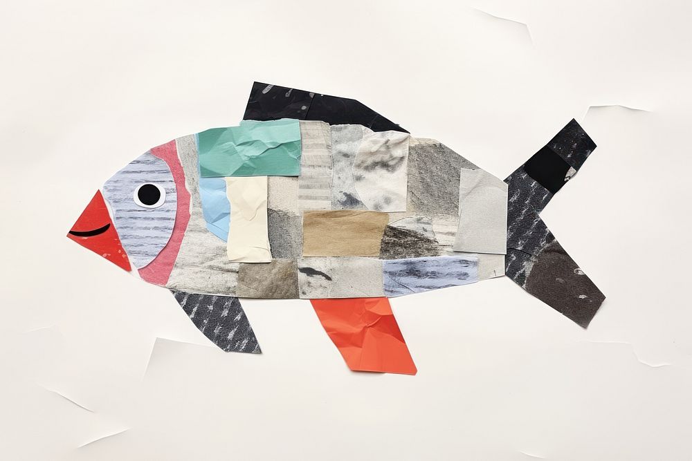 Gift paper collage animal. AI generated Image by rawpixel.