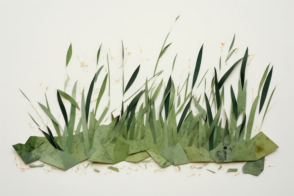 Grass grass plant paper. AI generated Image by rawpixel.
