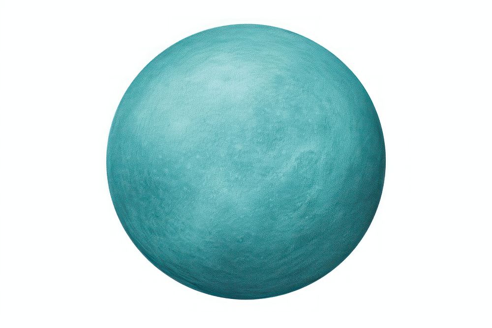 Uranus turquoise sphere space. AI generated Image by rawpixel.