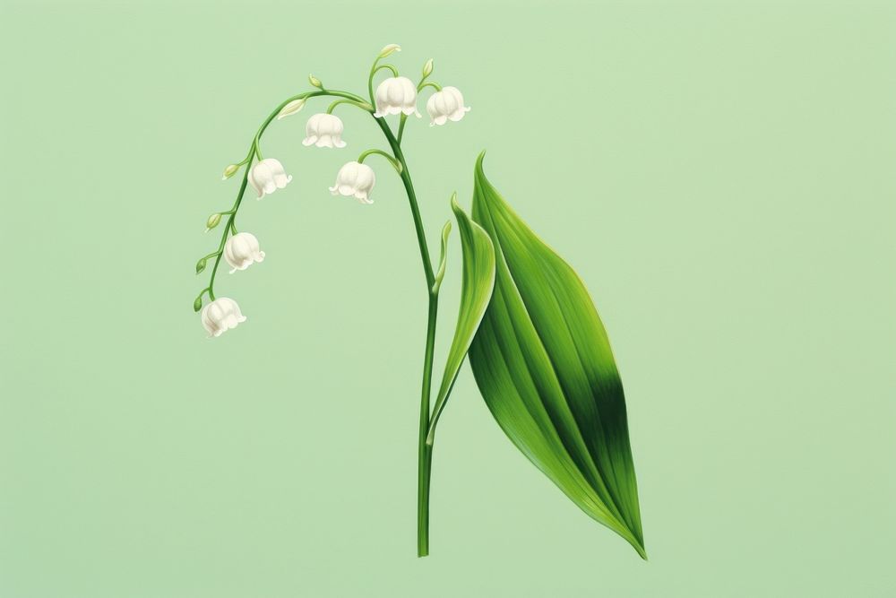 Flower green plant leaf. AI generated Image by rawpixel.