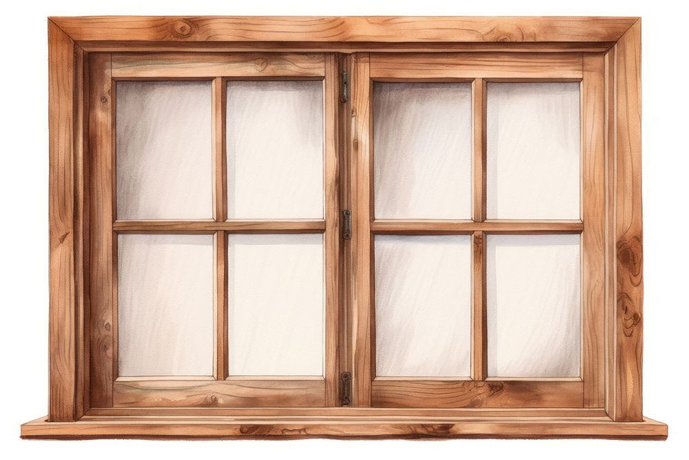 Wood window backgrounds white white background. AI generated Image by rawpixel.