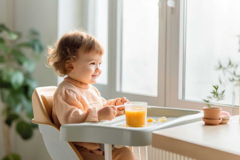 Chair baby furniture sitting. 