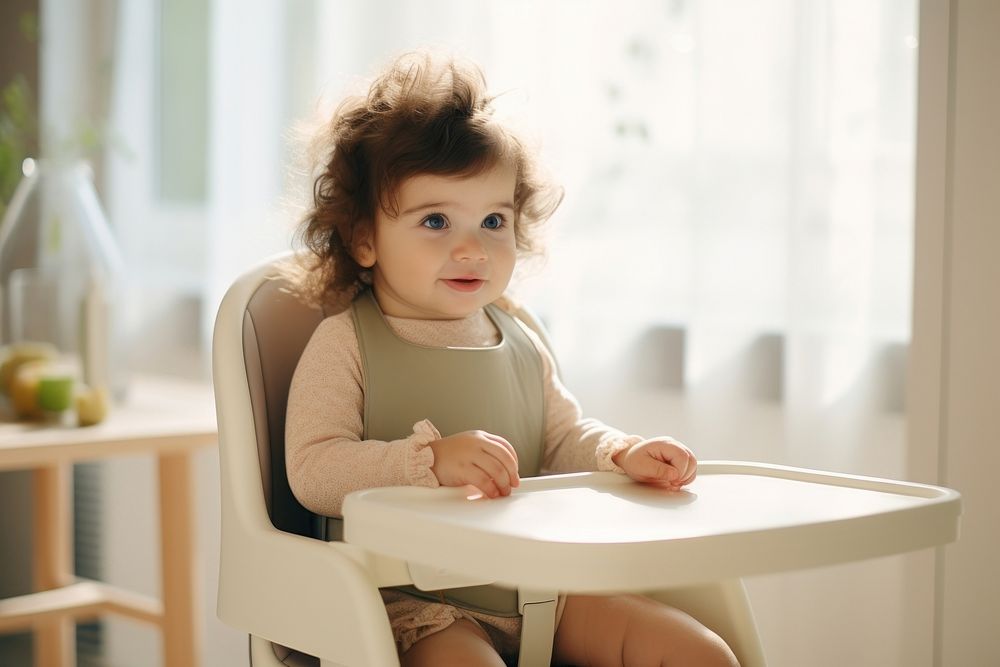 Chair baby furniture sitting. AI generated Image by rawpixel.