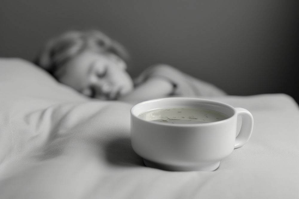 Sleeping coffee drink photo. AI generated Image by rawpixel.