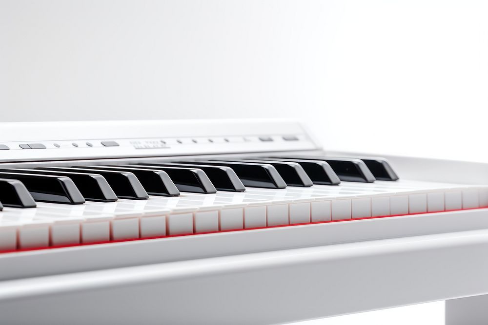 Digital music keyboard piano technology. AI generated Image by rawpixel.