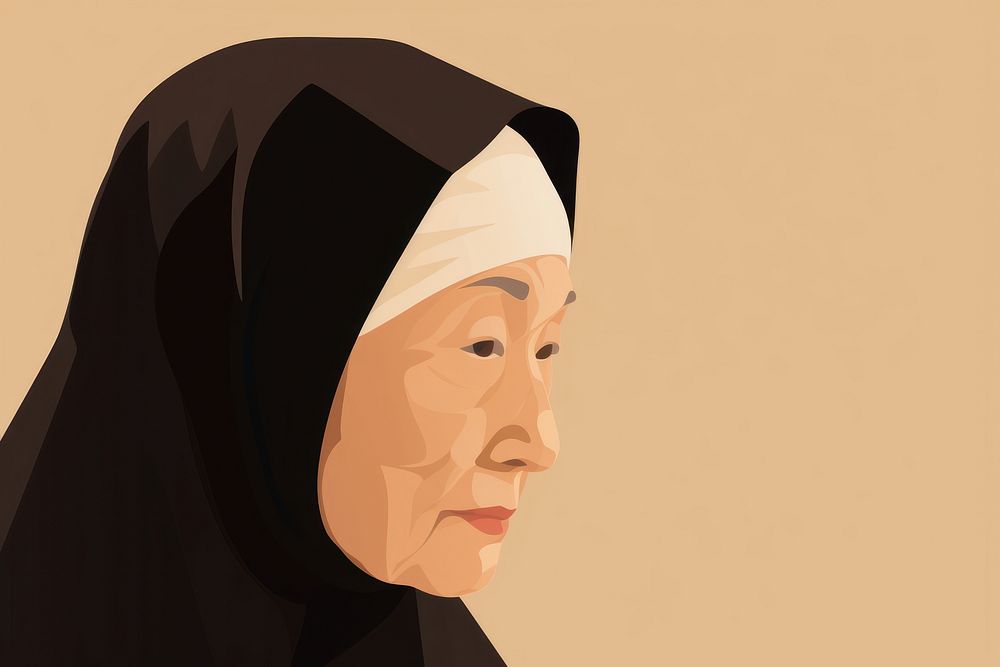 Asian woman portrait adult face. AI generated Image by rawpixel.