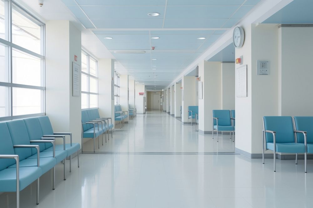 Hospital furniture corridor chair. 