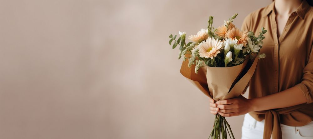 Florist flower holding plant. 