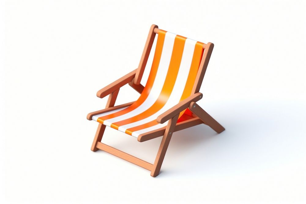 Chair furniture white background relaxation. AI generated Image by rawpixel.