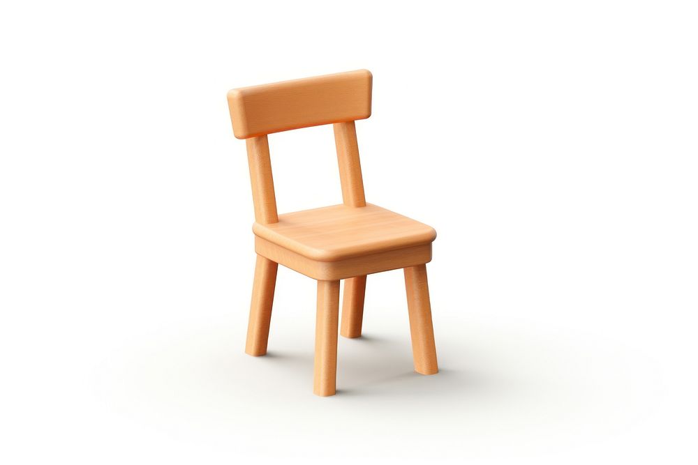 Wooden chair icon furniture white background simplicity. AI generated Image by rawpixel.