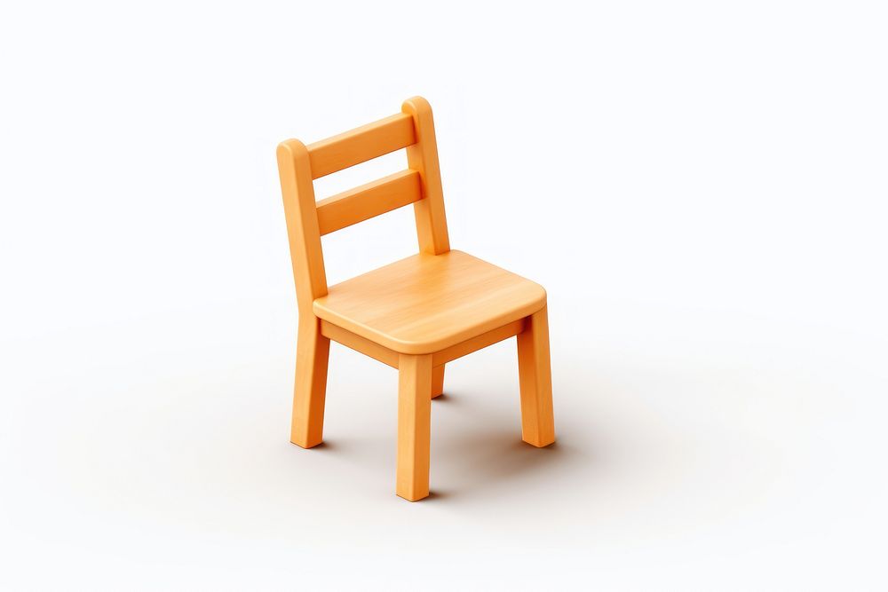Wooden chair icon furniture white background simplicity. AI generated Image by rawpixel.