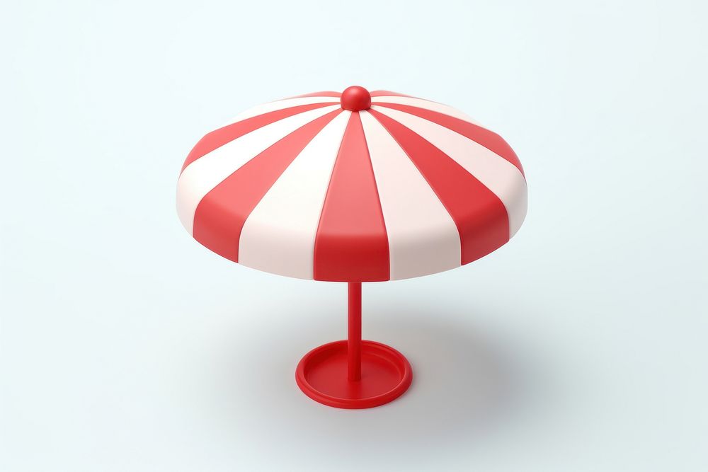Beach umbrella lamp red protection. AI generated Image by rawpixel.