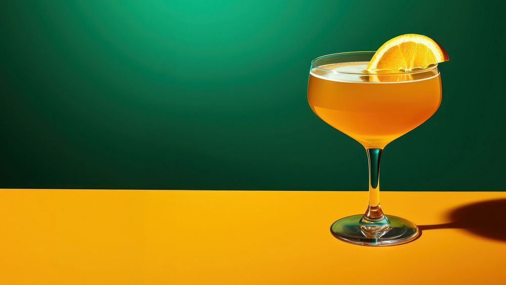Orange cocktail drink fruit juice. AI generated Image by rawpixel.