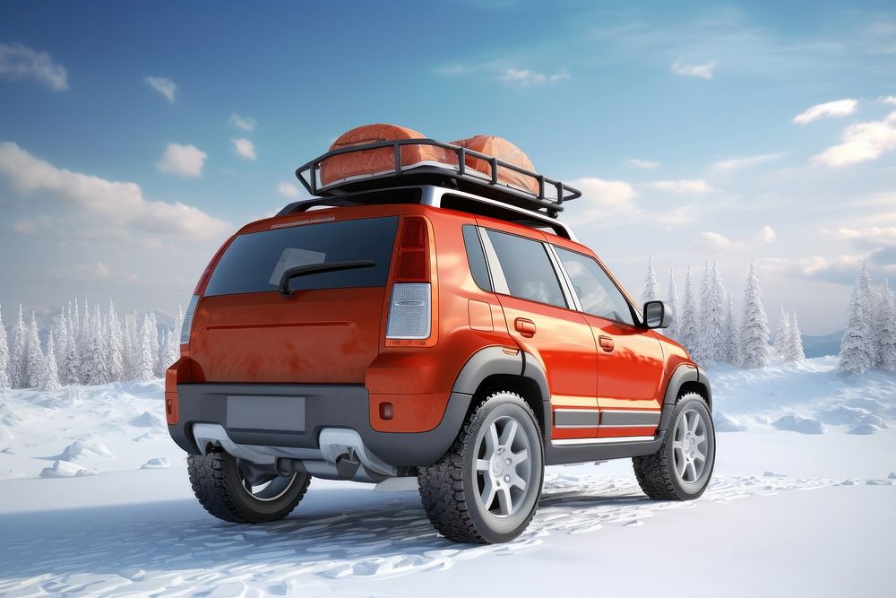 Car vehicle suv transportation. AI generated Image by rawpixel.