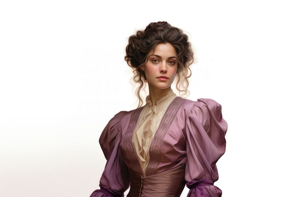 Fashion 1900 years portrait dress adult. AI generated Image by rawpixel.