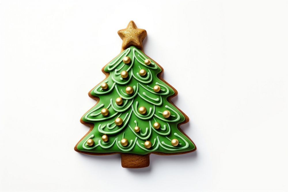 Cookie christmas green food. AI generated Image by rawpixel.