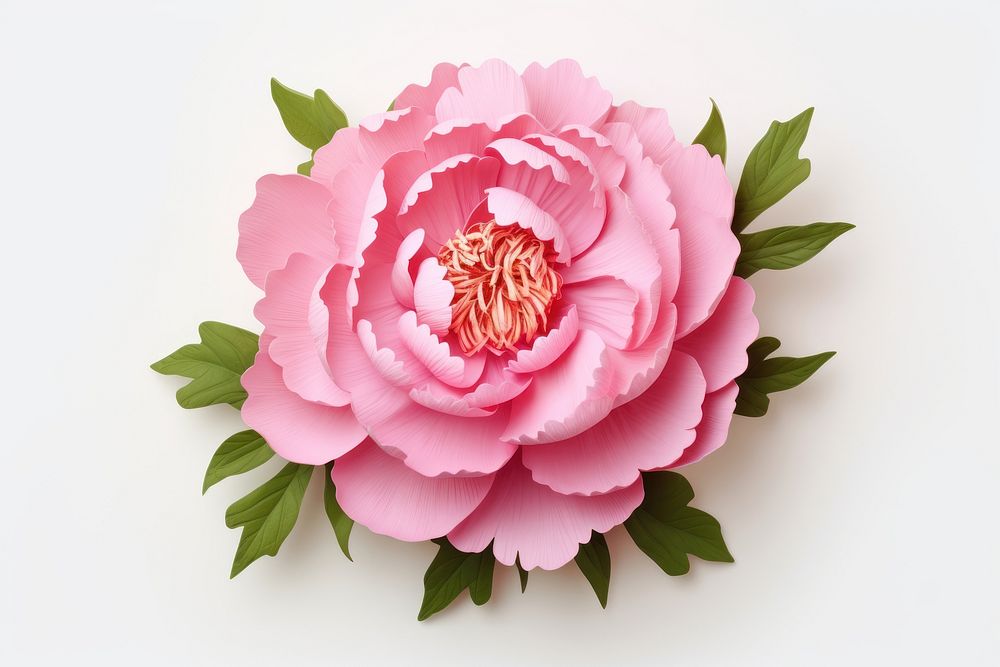Chinese peony flower petal plant rose. AI generated Image by rawpixel.