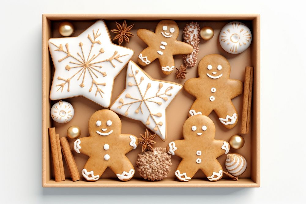 Cookies gingerbread christmas dessert. AI generated Image by rawpixel.