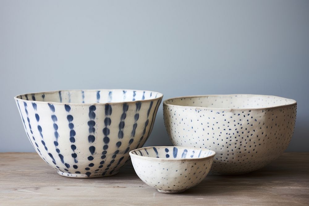 Ceramic bowl porcelain tableware pottery. 