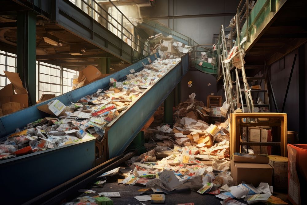 Architecture garbage unhygienic pollution. AI generated Image by rawpixel.