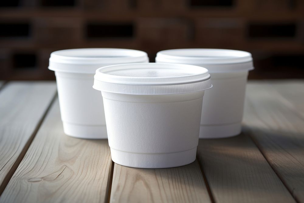 Disposable soup bowl cup container refreshment. 