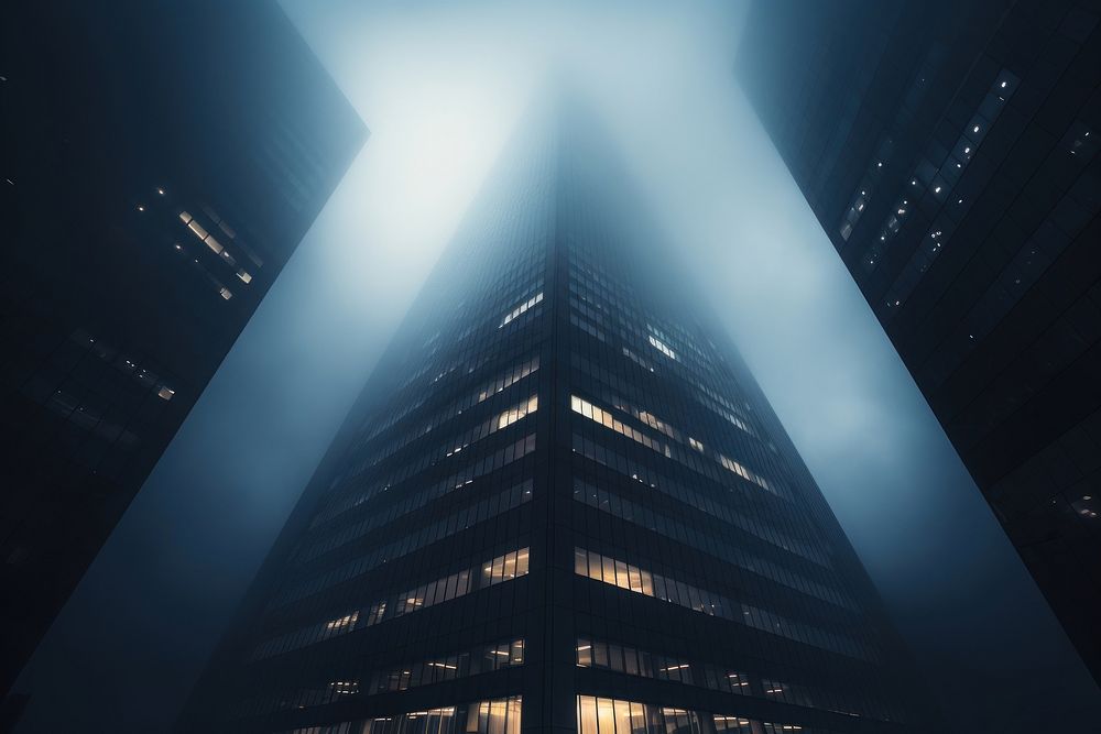 Tall office tower architecture cityscape building. AI generated Image by rawpixel.