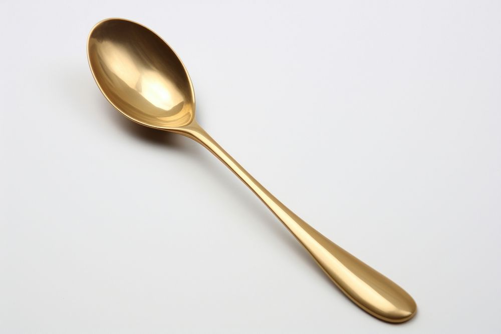 Tea scoop spoon white background silverware. AI generated Image by rawpixel.