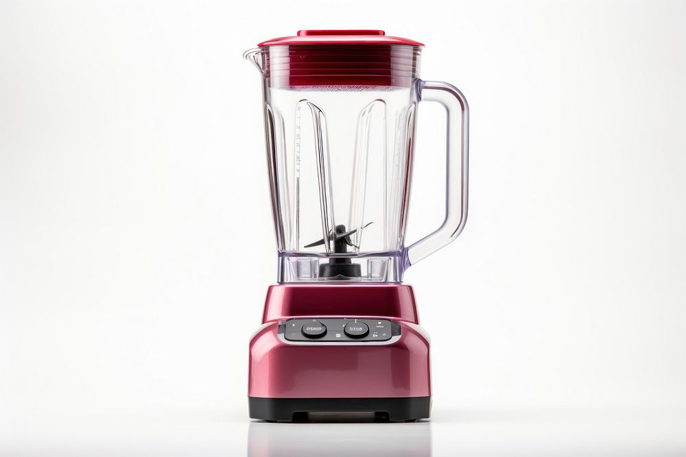 Electric blender mixer white background technology. 