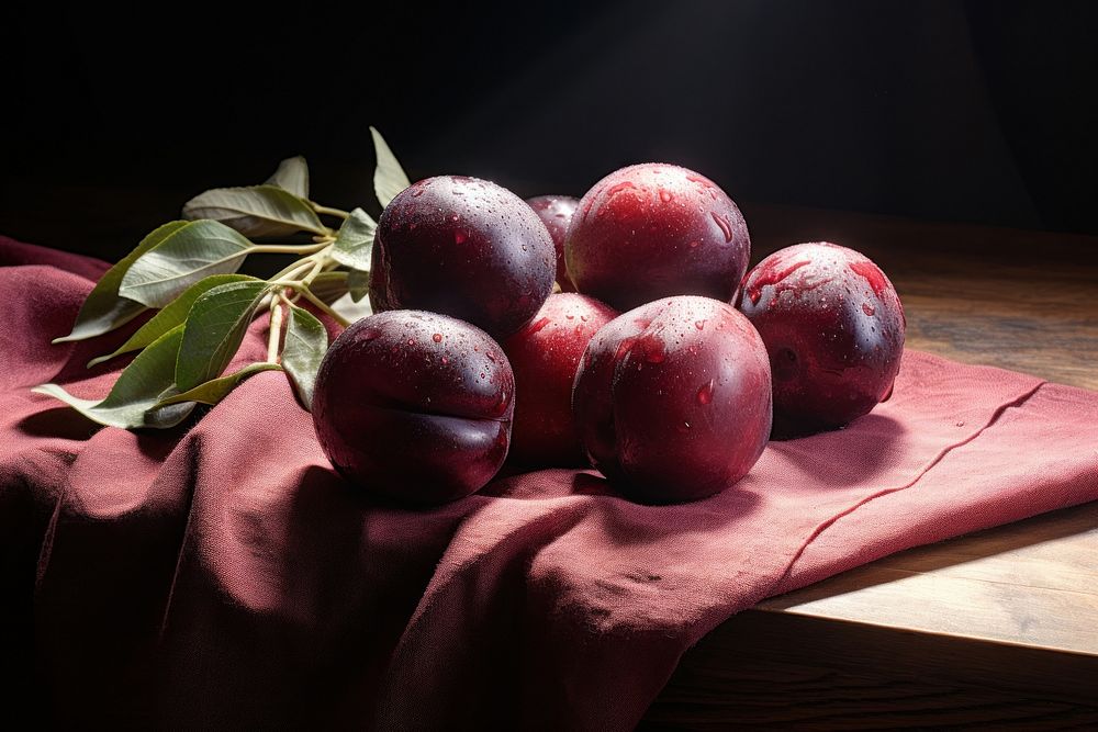 Fruit plant food plum.