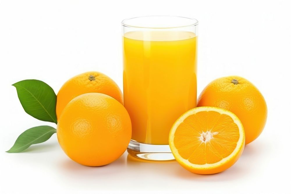 Orange juice fruit drink glass. AI generated Image by rawpixel.