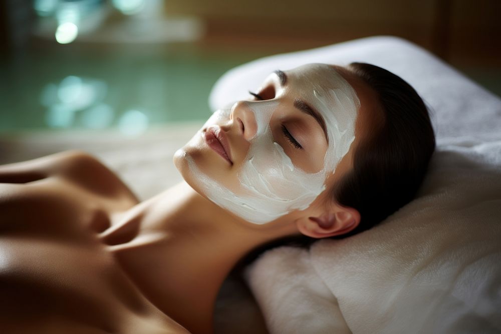 Spa Woman adult woman spa. AI generated Image by rawpixel.