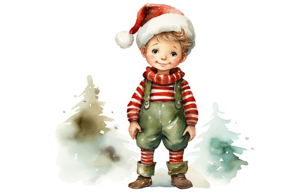 Christmas cute doll baby. AI generated Image by rawpixel.