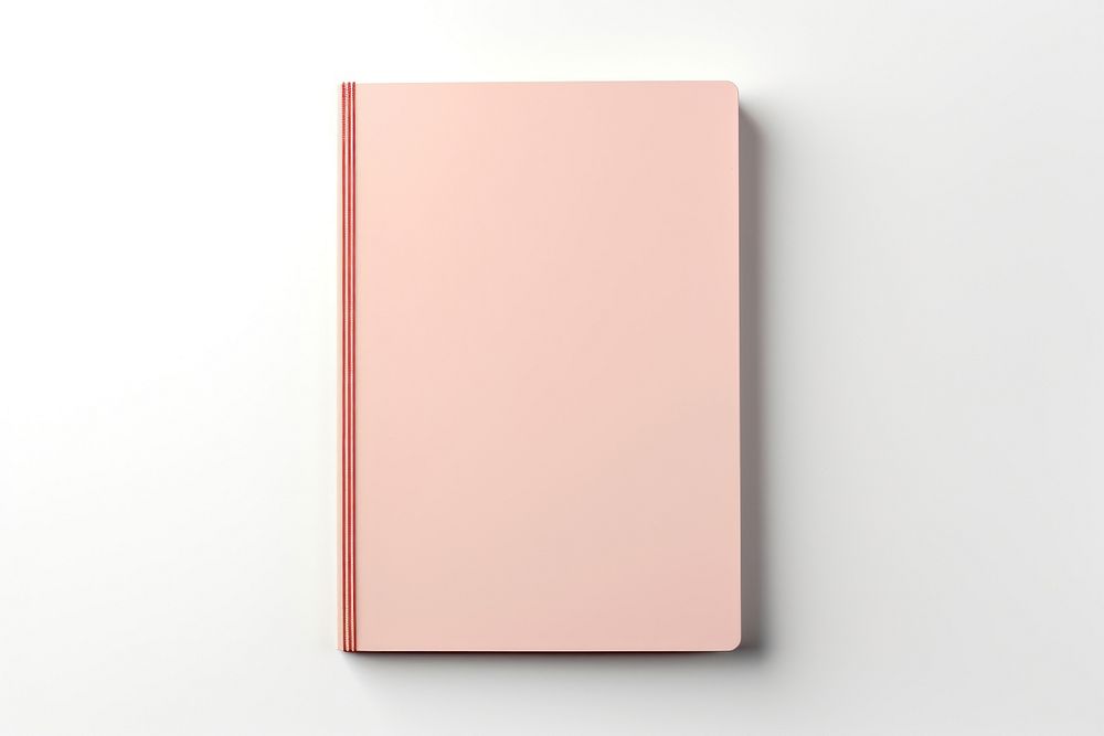 Minimal notebook white background publication simplicity. AI generated Image by rawpixel.