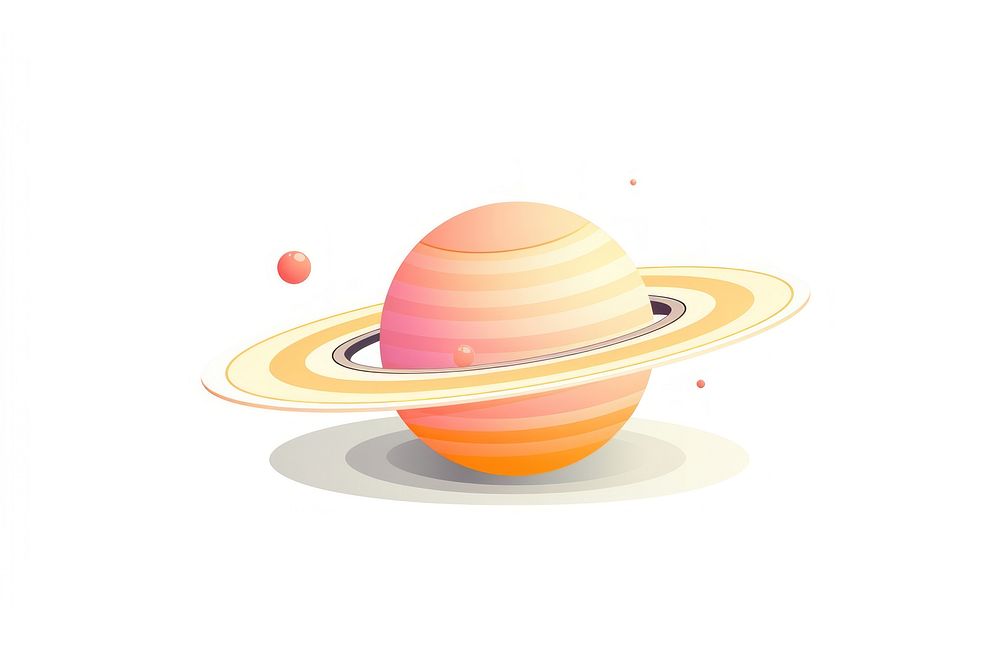 Saturn planet space astronomy. AI generated Image by rawpixel.