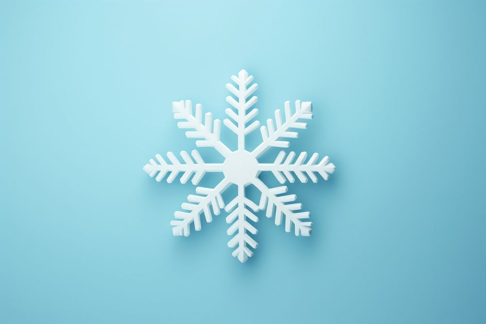 Snowflake celebration copy space decoration. AI generated Image by rawpixel.