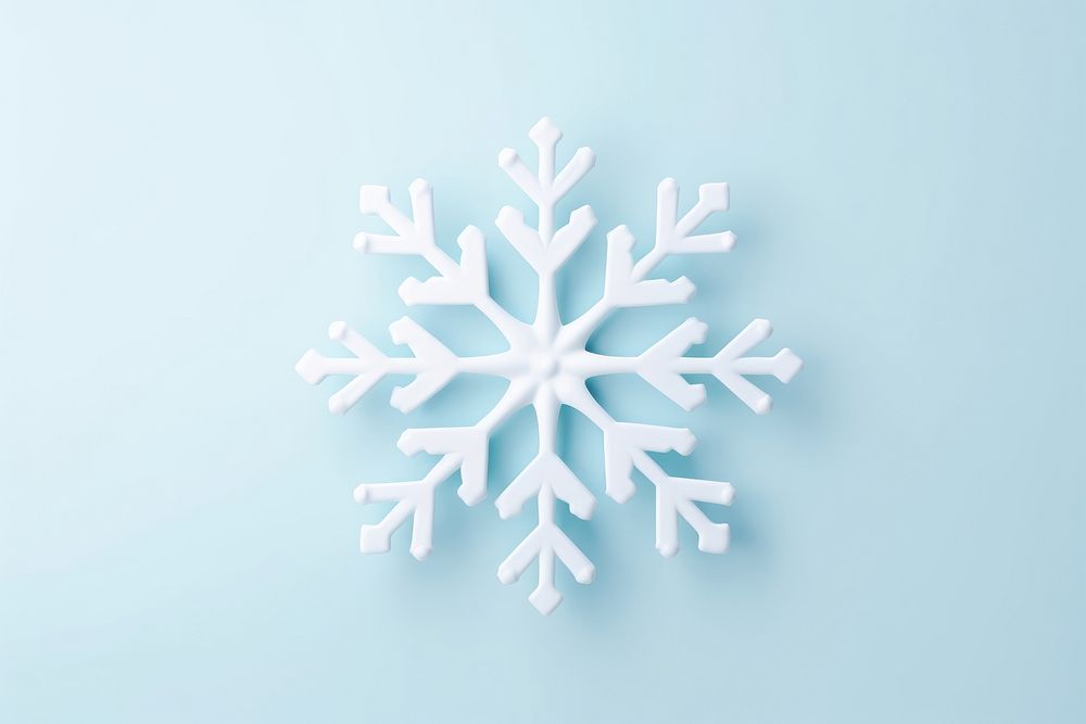 Snowflake celebration copy space decoration. AI generated Image by rawpixel.